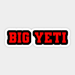 Big Yeti Sticker